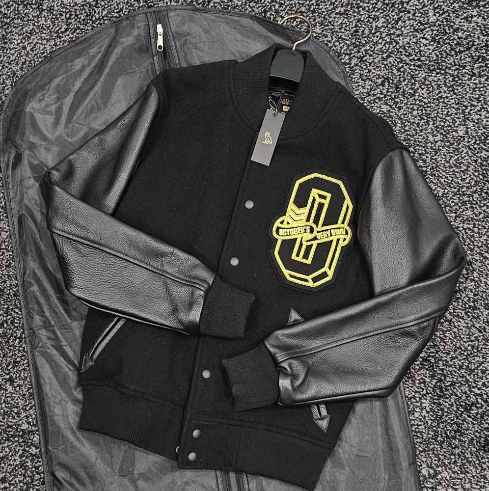 OVO LEATHER VARSITY JACKET AUTHENTIC